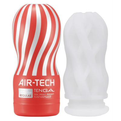 Мастурбатор Tenga Air-Tech Regular, вища аеростимуляція та всмоктувальний ефект Мастурбатор Tenga Air-Tech Regular, вища аеростимуляція та всмоктувальний ефект