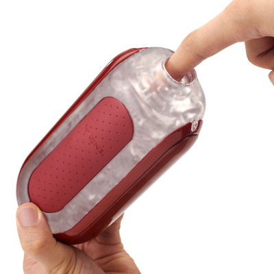 Мастурбатор із нагрівачем Tenga Flip Zero Red + Flip Warming Set Мастурбатор із нагрівачем Tenga Flip Zero Red + Flip Warming Set