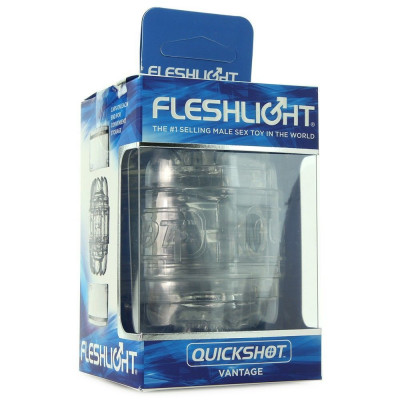 Мастурбатор Fleshlight Quickshot Vantage, компактний, відмінно для пар і мінету Мастурбатор Fleshlight Quickshot Vantage, компактний, відмінно для пар і мінету