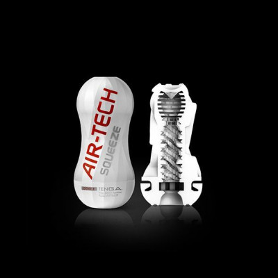 Мастурбатор Tenga Air-Tech Squeeze Gentle, стисливий корпус, щільніший вхід Мастурбатор Tenga Air-Tech Squeeze Gentle, стисливий корпус, щільніший вхід