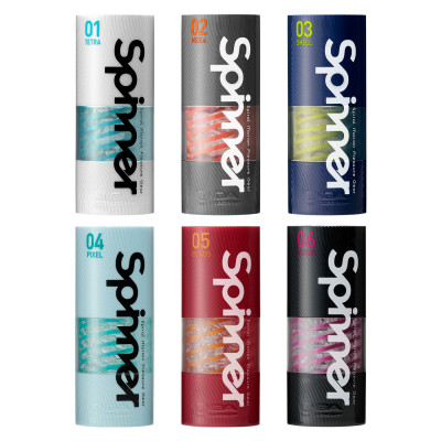 Мастурбатор Tenga Spinner 04 Pixel з пружною стимулювальною спіраллю всередині Мастурбатор Tenga Spinner 04 Pixel з пружною стимулювальною спіраллю всередині