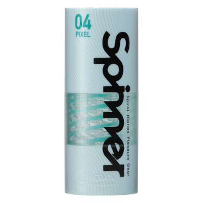 Мастурбатор Tenga Spinner 04 Pixel з пружною стимулювальною спіраллю всередині Мастурбатор Tenga Spinner 04 Pixel з пружною стимулювальною спіраллю всередині