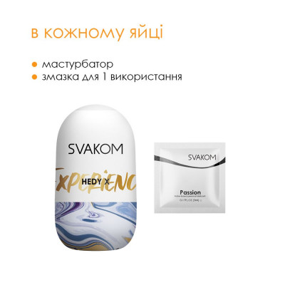 Набор яйц мастурбаторов Svakom Hedy X- Experience Набор яйц мастурбаторов Svakom Hedy X- Experience