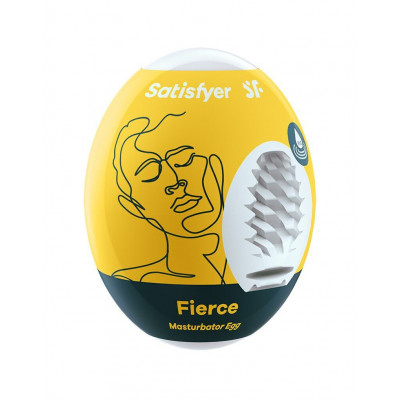 Самозмащувальний мастурбатор-яйце Satisfyer Masturbator Egg Single Fierce, одноразовий, не вимагає з