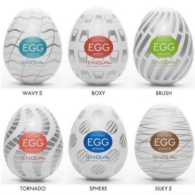 Набір яєць-мастурбаторів Tenga Egg New Standard Pack (6 яєць) Набір яєць-мастурбаторів Tenga Egg New Standard Pack (6 яєць)