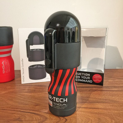 Вакуумна насадка Tenga Vacuum Controller з мастурбатором US Deep Throat Cup, єдиний, що смокче Вакуумна насадка Tenga Vacuum Controller з мастурбатором US Deep Throat Cup, єдиний, що смокче