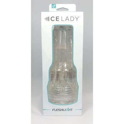 Мастурбатор вагина Fleshlight Ice Lady Crystal, напівпрозорий матеріал і корпус Мастурбатор вагина Fleshlight Ice Lady Crystal, напівпрозорий матеріал і корпус