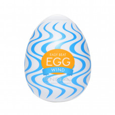 Мастурбатор-яйце Tenga Egg Wind із зигзагоподібним рельєфом