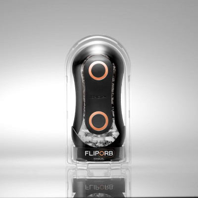 Мастурбатор Tenga FLIP ORB STRONG — Orange Crash, з можливістю зміни тиску та стимулювальними кулька Мастурбатор Tenga FLIP ORB STRONG — Orange Crash, з можливістю зміни тиску та стимулювальними кулька