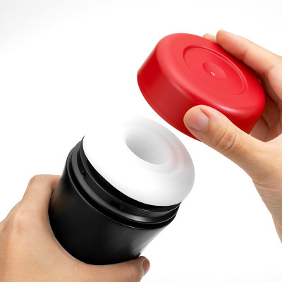 Мастурбатор Tenga Air-Tech TWIST Tickle Red зі змінною тугістю обхвату, ефект глибокого мінету Мастурбатор Tenga Air-Tech TWIST Tickle Red зі змінною тугістю обхвату, ефект глибокого мінету