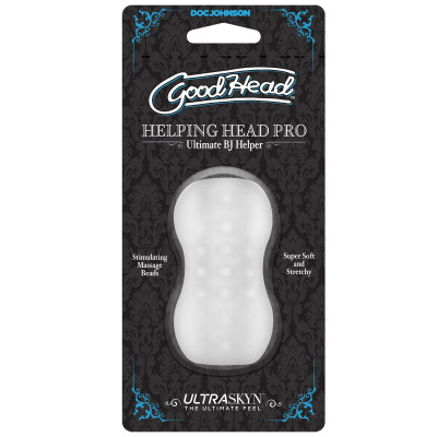 Мастурбатор Doc Johnson GoodHead - Helping Head Pro - Frost