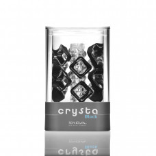 Мастурбатор TENGA Crysta Block, унікальний рельєф, стимулювальні щільні блоки, прозорий матеріал