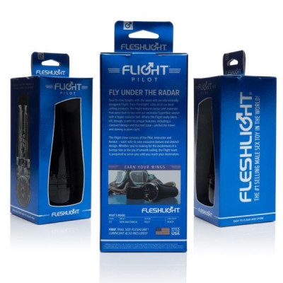 Мастурбатор Fleshlight Flight Pilot (Чорний), компактний розмір Мастурбатор Fleshlight Flight Pilot (Чорний), компактний розмір