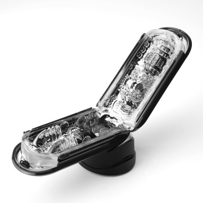 Мастурбатор Tenga Flip Zero Electronic Vibration Black, змінна інтенсивність, розкладний Мастурбатор Tenga Flip Zero Electronic Vibration Black, змінна інтенсивність, розкладний