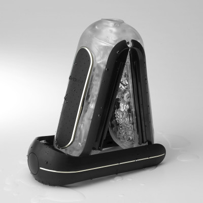 Мастурбатор Tenga Flip Zero Electronic Vibration Black, змінна інтенсивність, розкладний Мастурбатор Tenga Flip Zero Electronic Vibration Black, змінна інтенсивність, розкладний