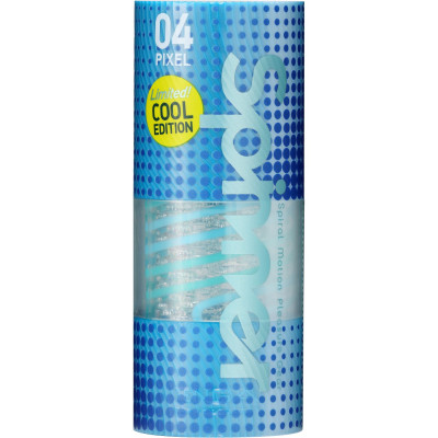 Мастурбатор Tenga Spinner 04 Pixel Cool Edition з пружною стимулювальною спіраллю всередині Мастурбатор Tenga Spinner 04 Pixel Cool Edition з пружною стимулювальною спіраллю всередині