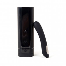 Інтерактивний набір мастурбатор + стимулятор точки G Kiiroo Onyx + and Pearl 2 Couple Set Black