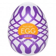 Мастурбатор-яйце Tenga Egg Mesh із сітчастим рельєфом
