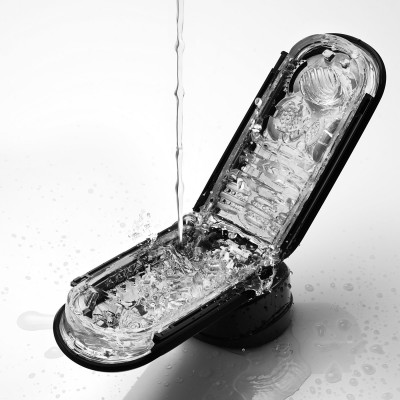 Мастурбатор Tenga Flip Zero Black, змінна інтенсивність стимуляції, розкладний Мастурбатор Tenga Flip Zero Black, змінна інтенсивність стимуляції, розкладний