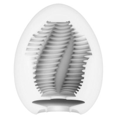 Мастурбатор-яйце Tenga Egg Tube, рельєф з поздовжніми лініями Мастурбатор-яйце Tenga Egg Tube, рельєф з поздовжніми лініями
