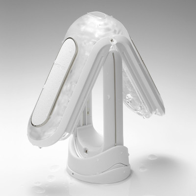 Мастурбатор Tenga Flip Zero Electronic Vibration White, змінна інтенсивність, розкладний Мастурбатор Tenga Flip Zero Electronic Vibration White, змінна інтенсивність, розкладний