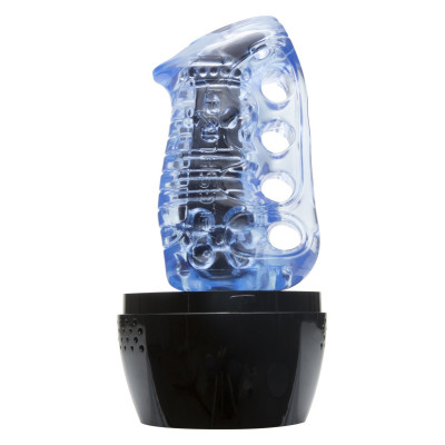 Мастурбатор Fleshlight Fleshskins Grip Blue Ice, надійна фіксація на руці, відмінно для пар та мінет Мастурбатор Fleshlight Fleshskins Grip Blue Ice, надійна фіксація на руці, відмінно для пар та мінет