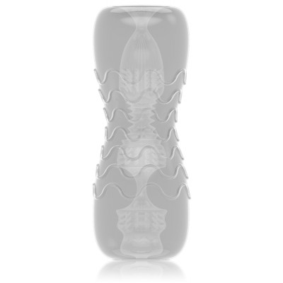 Мастурбатор Dorcel Double OO, двосторонній, два рельєфи