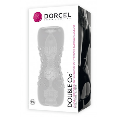 Мастурбатор Dorcel Double OO, двосторонній, два рельєфи Мастурбатор Dorcel Double OO, двосторонній, два рельєфи