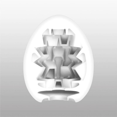 Мастурбатор-яйце Tenga Egg Boxy з геометричним рельєфом Мастурбатор-яйце Tenga Egg Boxy з геометричним рельєфом
