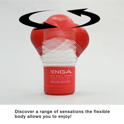 Мастурбатор Tenga Rolling Head Cup GENTLE з інтенсивною стимуляцією головки Мастурбатор Tenga Rolling Head Cup GENTLE з інтенсивною стимуляцією головки