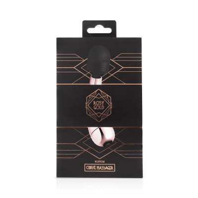 Мінівібромасажер Rosy Gold — Nouveau Mini Curve Massager Мінівібромасажер Rosy Gold — Nouveau Mini Curve Massager