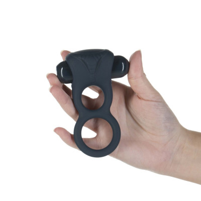 Двойное эрекционное кольцо с вибрацией Lux Active -Triad - Vibrating Dual Cock Ring, пульт ДУ Двойное эрекционное кольцо с вибрацией Lux Active -Triad - Vibrating Dual Cock Ring, пульт ДУ