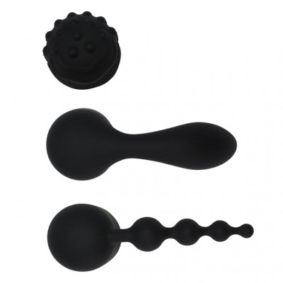 Вібромасажер Wand з трьома насадками Pornhub Spell Wand Set, потужний Вібромасажер Wand з трьома насадками Pornhub Spell Wand Set, потужний