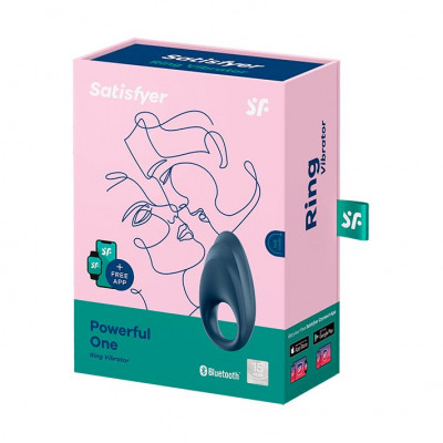 Эрекционное виброкольцо Satisfyer Powerful One Эрекционное виброкольцо Satisfyer Powerful One