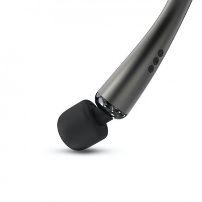 Мощный вибромассажер Dorcel MEGAWAND Chrome Silver водонепроницаемый, перезаряжаемый, 160 режимов Мощный вибромассажер Dorcel MEGAWAND Chrome Silver водонепроницаемый, перезаряжаемый, 160 режимов