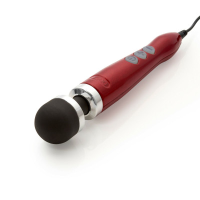 Вібромасажер DOXY Number 3 Candy Red, дуже потужний, живлення 220В, металевий корпус Вібромасажер DOXY Number 3 Candy Red, дуже потужний, живлення 220В, металевий корпус
