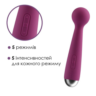 Вибромассажер с интеллектуальным режимом Svakom Mini Emma Violet Вибромассажер с интеллектуальным режимом Svakom Mini Emma Violet