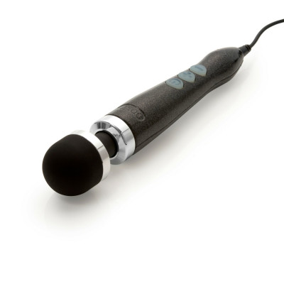 Вібромасажер DOXY Number 3 Disco Black, дуже потужний, живлення 220В, металевий корпус Вібромасажер DOXY Number 3 Disco Black, дуже потужний, живлення 220В, металевий корпус