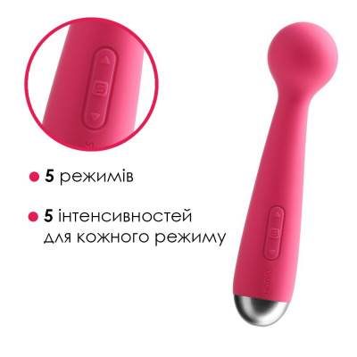 Вибромассажер с интеллектуальным режимом Svakom Mini Emma Plum Red Вибромассажер с интеллектуальным режимом Svakom Mini Emma Plum Red