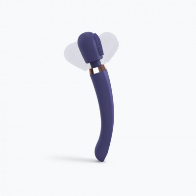 Вибромассажер с силиконовой щеточкой Love to Love Brush Crush - Midnight Indigo Вибромассажер с силиконовой щеточкой Love to Love Brush Crush - Midnight Indigo