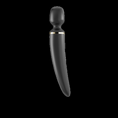 Вибромассажер Satisfyer Wand-er Woman (Black/Gold), водонепроницаемый, мощный, размер XXL Вибромассажер Satisfyer Wand-er Woman (Black/Gold), водонепроницаемый, мощный, размер XXL