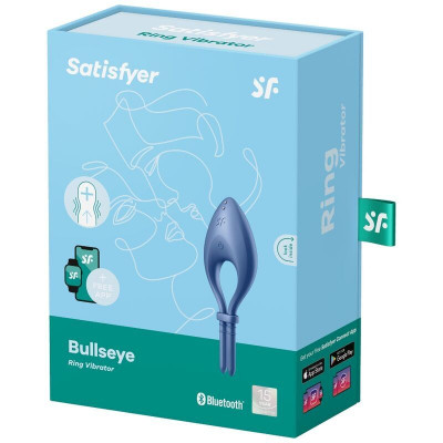 Эрекционное смарт виброкольцо лассо с регулировкой размера Satisfyer Bullseye Blue Эрекционное смарт виброкольцо лассо с регулировкой размера Satisfyer Bullseye Blue