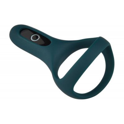 Подвійне ерекційне кільце Fun Town Rise Turquoise, керування зі смартфона Подвійне ерекційне кільце Fun Town Rise Turquoise, керування зі смартфона