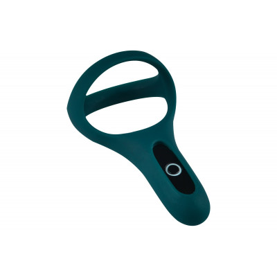 Подвійне ерекційне кільце Fun Town Rise Turquoise, керування зі смартфона Подвійне ерекційне кільце Fun Town Rise Turquoise, керування зі смартфона