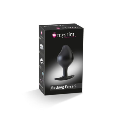 Силіконова анальна пробка Mystim Rocking Force S для електростимулятора, діаметр 3,7 см Силіконова анальна пробка Mystim Rocking Force S для електростимулятора, діаметр 3,7 см