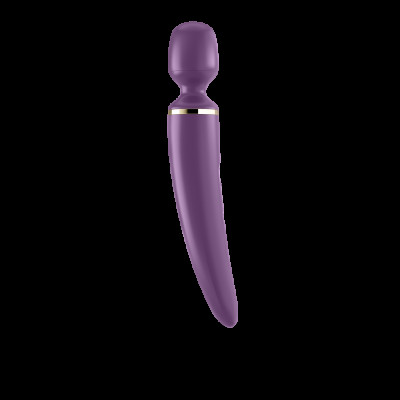Вибромассажер Satisfyer Wand-er Woman (Purple/Gold) водонепроницаемый, мощный, размер XXL Вибромассажер Satisfyer Wand-er Woman (Purple/Gold) водонепроницаемый, мощный, размер XXL