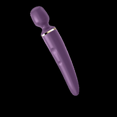 Вибромассажер Satisfyer Wand-er Woman (Purple/Gold) водонепроницаемый, мощный, размер XXL Вибромассажер Satisfyer Wand-er Woman (Purple/Gold) водонепроницаемый, мощный, размер XXL