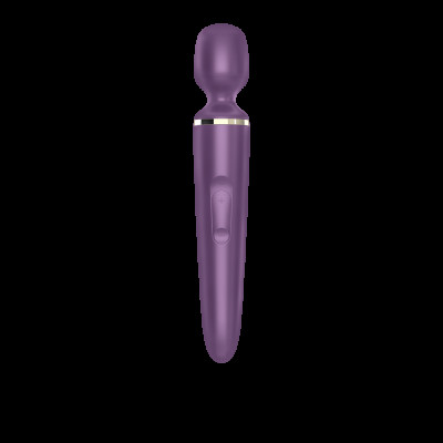 Вибромассажер Satisfyer Wand-er Woman (Purple/Gold) водонепроницаемый, мощный, размер XXL Вибромассажер Satisfyer Wand-er Woman (Purple/Gold) водонепроницаемый, мощный, размер XXL