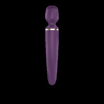 Вибромассажер Satisfyer Wand-er Woman (Purple/Gold) водонепроницаемый, мощный, размер XXL Вибромассажер Satisfyer Wand-er Woman (Purple/Gold) водонепроницаемый, мощный, размер XXL