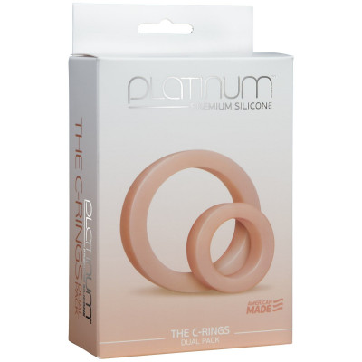 Набір ерекційних кілець Doc Johnson Platinum Premium Silicone — The C-Rings — White Набір ерекційних кілець Doc Johnson Platinum Premium Silicone — The C-Rings — White